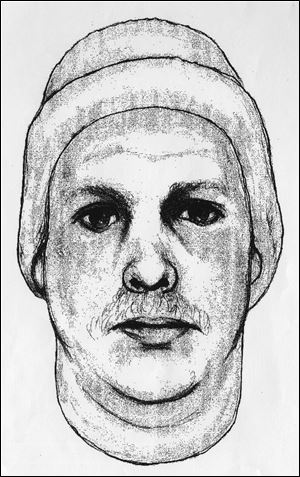 Sketch released of suspect in attempted abduction, sexual assault of 14-year-old girl on Friday in downtown Toledo.