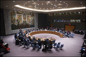 The United Nations Security Council meets at U.N. headquarters, today.