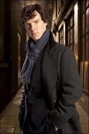 Cumberbatch portrays Sherlock Holmes in 