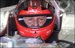 45-year-old Formula One great Michael Schumacher suffered serious head injuries when he fell and hit the right side of his head on a rock in the French resort of Meribel on Dec. 29.