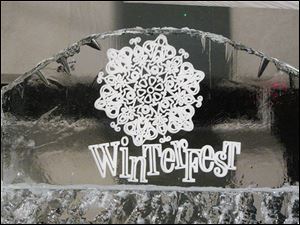 The logo for WinterfestBG, Bowling Green's annual festival.