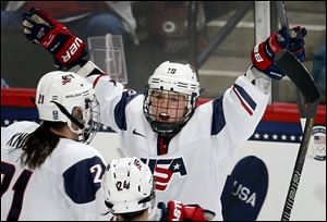 Brooklyn Heights native Kelli Stack is a forward for the U.S. hockey team.