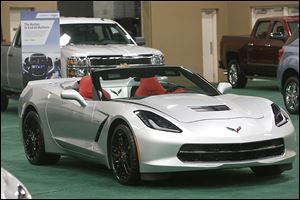The 2014 Chevrolet Corvette is one of several speedsters on display at this year's show.