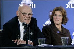 Political commentator James Carville, shown with his wife Mary Matalin, has been hired by Fox News Channel as a contributor. 