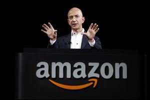 Jeff Bezos, CEO and founder of Amazon, speaks in Santa Monica, Calif. Amazon Studios begins Season 2 of its bid to become a force in television programming Thursday, offering viewers an opportunity to help guide the company as it chooses from a new batch of 10 pilots.