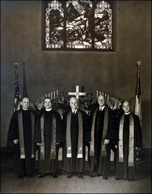 Photo of pastors taken during church’s 30th anniversary in 1944.
