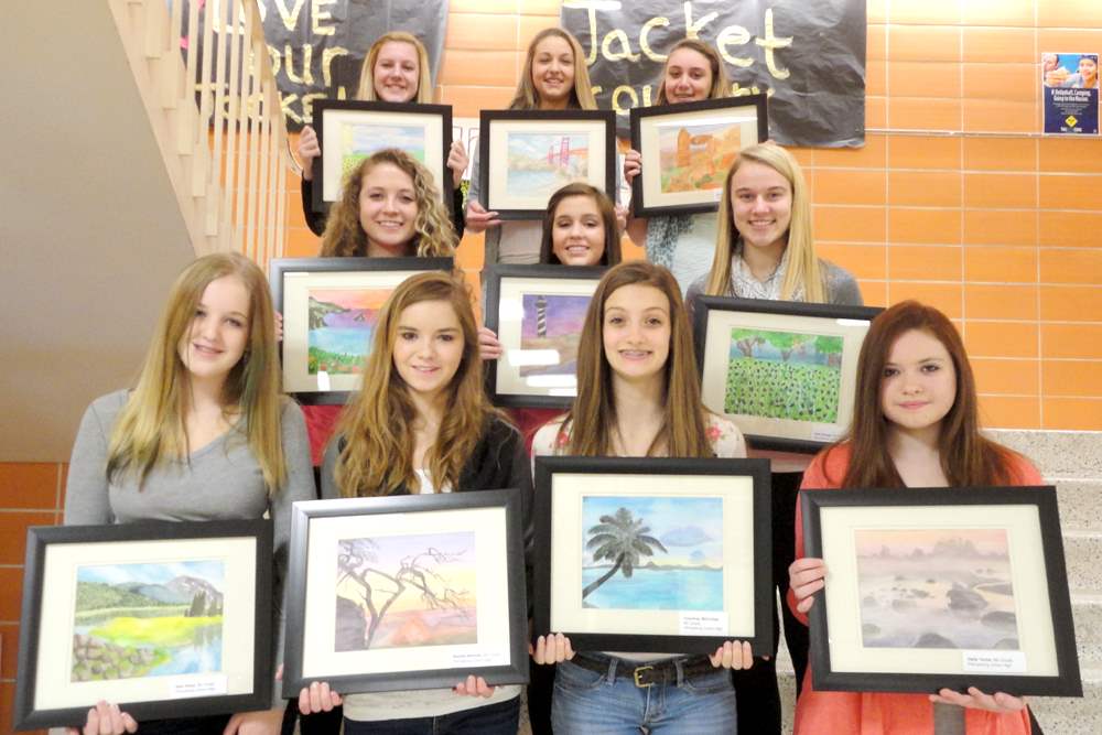 Perrysburg-junior-high-art-students