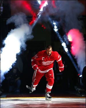 Detroit's Henrik Zetterberg, the Red Wings and Swedish Olympic hockey team captain played once at the Sochi Games before pulling out because of the injury.