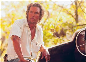 McConaughey as the title-character loner in 'Mud.'