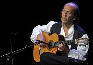 Paco de Lucia, whose real name was Francisco Sanchez Gomez, was recognized as one of the world's leading guitarists, dazzling audiences with his lightning-speed flamenco rhythms and finger work.