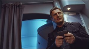 Liam Neeson in a scene from 'Non-Stop.'