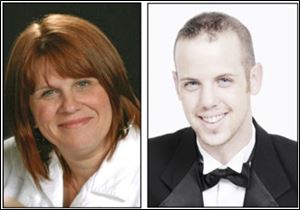 Singers Mary Ann Falk and Jake Wilder will join the Toledo Symphony in a Regional Concert at 3 p.m. Sunday in the Niswonger Performing Arts Center, Bryan.