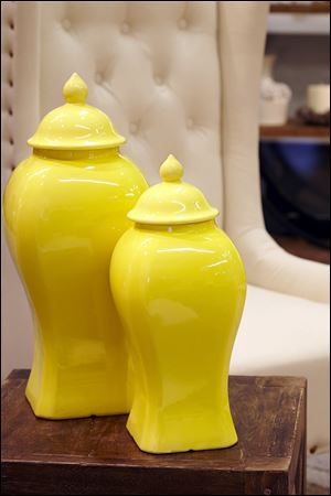 Decorative jars from the Donny Osmond Home Collection.