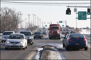 Eckel Junction Road and State Rt. 25 in Perrysburg are already busy, according to those who say adding a Costco in the area would overwhelm the intersection.