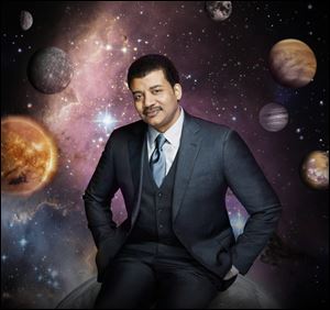 Neil deGrasse Tyson hosts ‘Cosmos: A Spacetime Odyssey,’ which premieres at 9 p.m. Sunday.