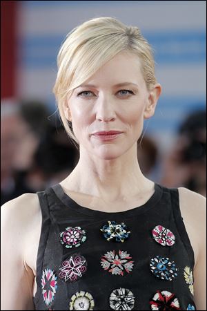 Cate Blanchett, seen here, and Rooney Mara have been in the Cincinnati for more than a week to shoot 