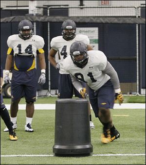 Toledo defensive tackle Treyvon Hester was the only freshman defensive lineman to get all-Mid-American Conference accolades. Hester finished fourth on the Rockets with 7.5 tackles for loss.