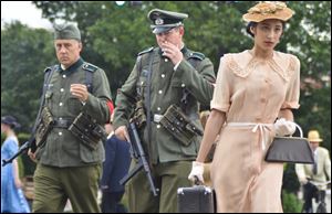 Grace Srinivasan, right, plays the title role in ‘Enemy of the Reich: The Noor Inayat Khan Story.’