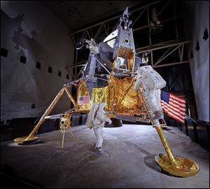 Apollo Lunar Module number 2, is currently on display in the Lunar Exploration Vehicles gallery in the National Air and Space Museum in Washington.