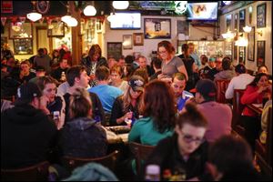 It's a packed house during trivia night on April 3 at Doc Watson's.
