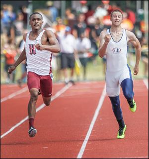 Liberty-Benton senior Chase Cook competed at the Division III state meet last season in the long jump (third), 200 meters (fourth), and 100 (fifth), and 400 relay (fourth).