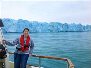 Laura Simmons, Toledoan and Whitmer grad, has just completed a one-year assignment at Thule Air Base in Greenland.
