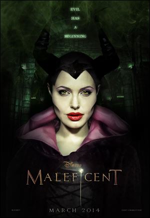 Angelina Jolie stars as Disney’s iconic villainess from ‘Sleeping Beauty’ in  ‘Maleficent.’ 
