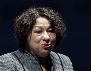 Supreme Court Justice Sonia Sotomayor said the decision tramples on the rights of minorities, even though the amendment was adopted democratically. 
