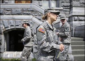 With the Pentagon lifting restrictions for women in combat jobs, Lt. Gen. Robert Caslen Jr. has set a goal of boosting the number of women above 20 percent for the new class reporting this summer.