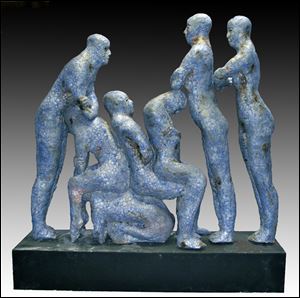 'Blue Human Condition' sculpture