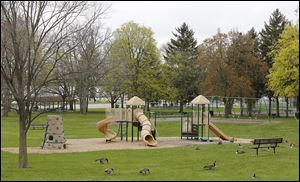 Veteran Memorial Park in Rossford is among the facilities that would benefit from the passage of levies on Tuesday’s ballot. Each levy would raise about $49,000 annually for capital improvement and operation expenses. 