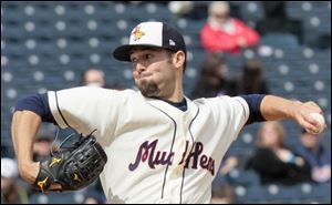 22-year-old Robbie Ray is 3-2 with a 1.53 ERA, 21 strikeouts and five walks over 29 1-3 innings with the Mud Hens this season.
