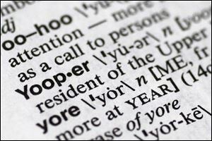 “Yooper,” one of the 150 new words appearing in Merriam-Webster's Collegiate Dictionary and the company's free online database appears on page 1454 of the printed edition of the dictionary in New York