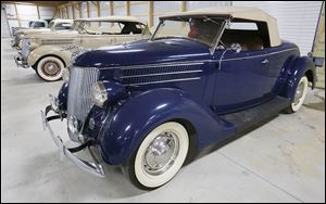 The first 1936 Ford car, a roadster collected by Emery Ward, Jr., who died in 2007, reminded him of his first car. He spent several decades collecting every model Ford made that year.