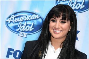 Jena Irene arrives at the ‘American Idol’ finale.