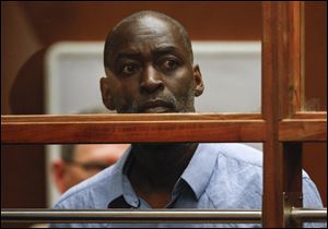 Actor Michael Jace appears in court today in Los Angeles.