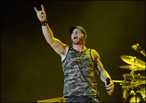 Brantley Gilbert performs at the Stagecoach Music Festival on April 25 in Indio, Calif.