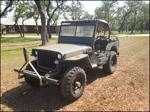 Work on the 1942 Willys MB, found in Texas by a former plant manager, started May 12. The vehicle doesn’t run but looks much like when it was produced. 