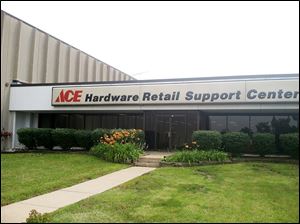 The Ace Hardware warehouse in Perrysburg Township is at 959 Fifth St. near Buck Road. It is to close Oct. 9, company leaders say.