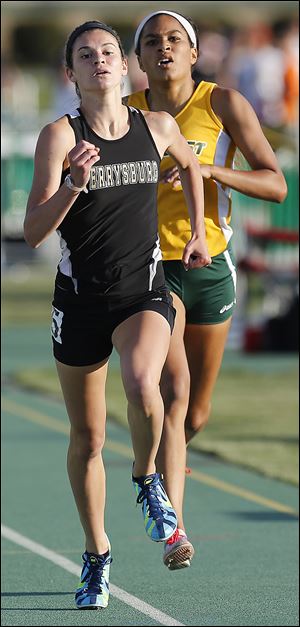 Courtney Clody of Perrysburg has reached the state meet in the 800, 1600, and two relays.