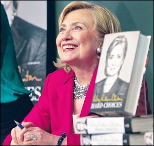 Hilary Clinton’s ‘Hard Choices’ was published Tuesday.