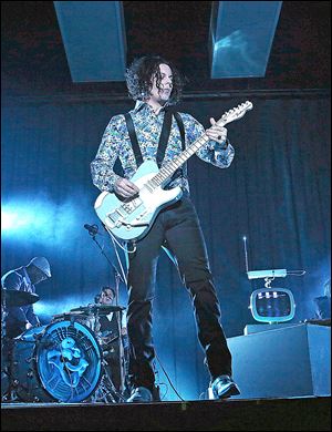 Jack White performs during the 2014 Governors Ball Music Festival at Randall's Island on Saturday in New York City.