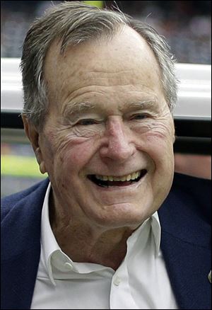 Former president George H.W. Bush 