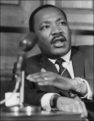 Herral Long snapped this photo of civil-rights leader Martin Luther King, Jr., in 1967.
