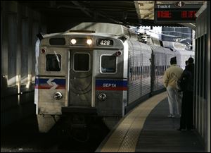 Four hundred workers at a Philadelphia-area regional rail system went on strike Saturday morning, shutting down 13 train lines that carry commuters to the suburbs and Philadelphia International Airport.