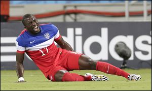 Jozy Altidore pulled his hamstring playing against Ghana. He is not expected to play against Portugal.