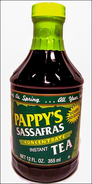 Pappy’s Sassafras Tea is made by H&K Products Inc. of Columbus Grove, Ohio.