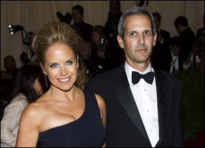 Katie Couric, left, and John Molner attend The Metropolitan Museum of Art's Costume Institute benefit celebrating 