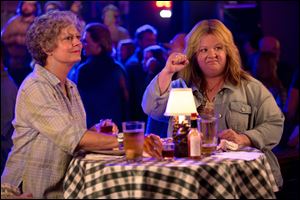 Susan Sarandon, left, and Melissa McCarthy in a scene from 