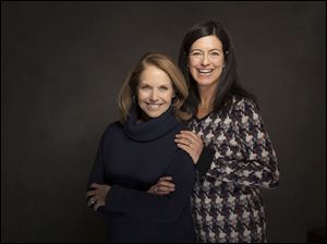 Katie Couric, left, and Laurie David teamed up for the documentary 'Fed Up,' about childhood obesity.